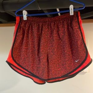 Red Nike dry fit shorts
